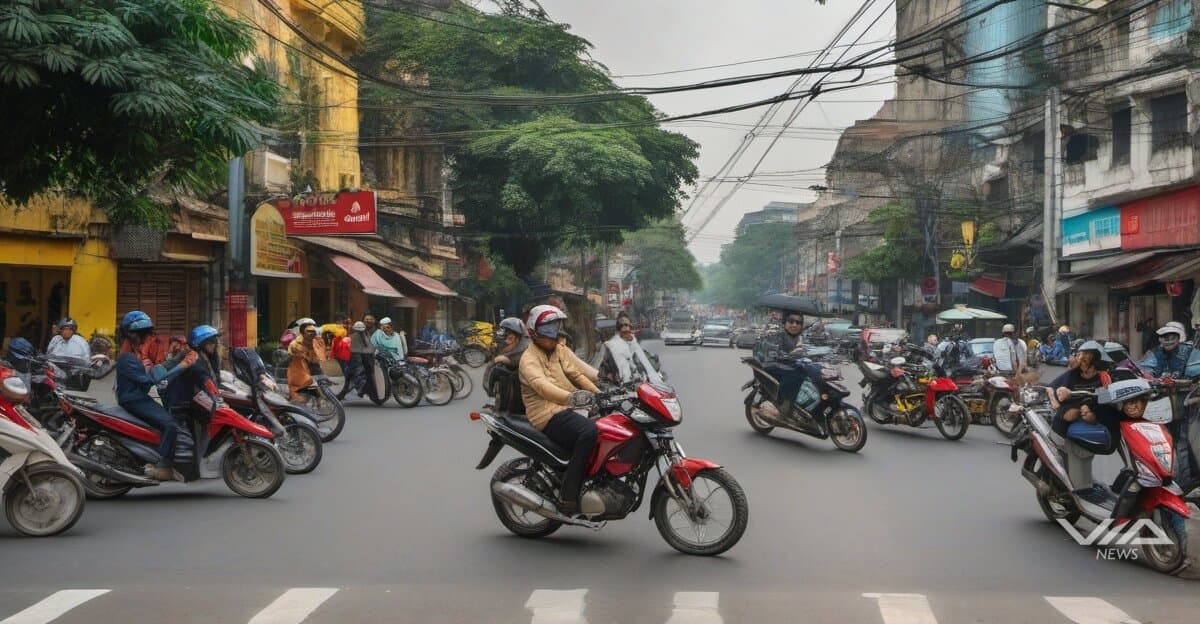 Hanói bane motos a combustível no centro a partir de 2030